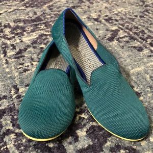 Teal Rothy’s loafers